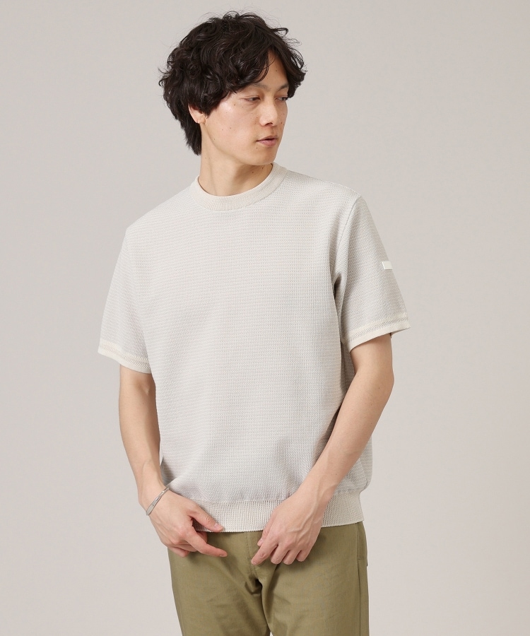 タケオキクチ(TAKEO KIKUCHI)の【Made in JAPAN】和紙 ボーダーニットTシャツ22