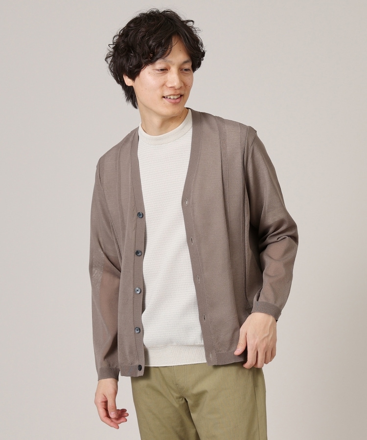 タケオキクチ(TAKEO KIKUCHI)の【Made in JAPAN】和紙 ボーダーニットTシャツ25