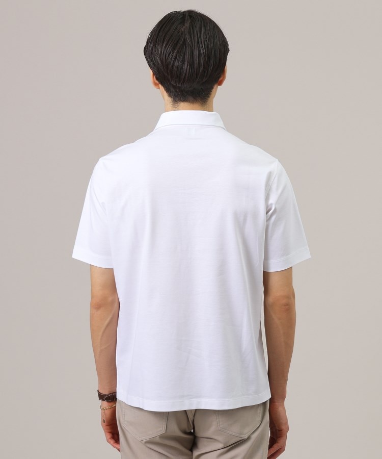 タケオキクチ(TAKEO KIKUCHI)のファブリックパネル切替 ポロシャツ12