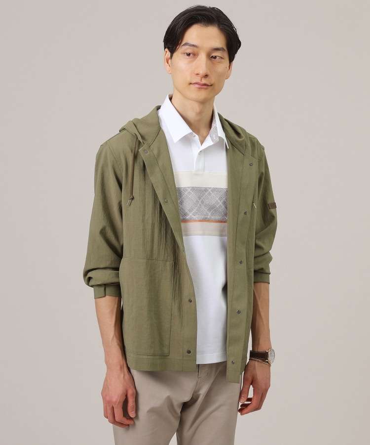 タケオキクチ(TAKEO KIKUCHI)のファブリックパネル切替 ポロシャツ27