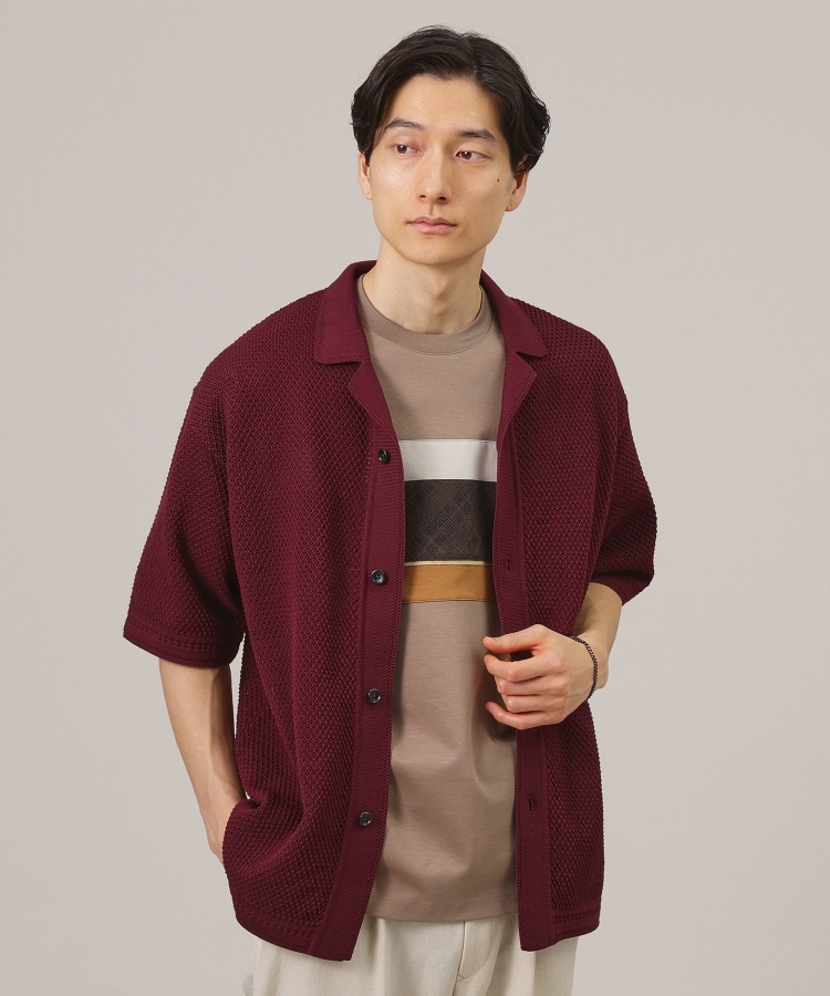 タケオキクチ(TAKEO KIKUCHI)のファブリックパネル切替 ポロシャツ20