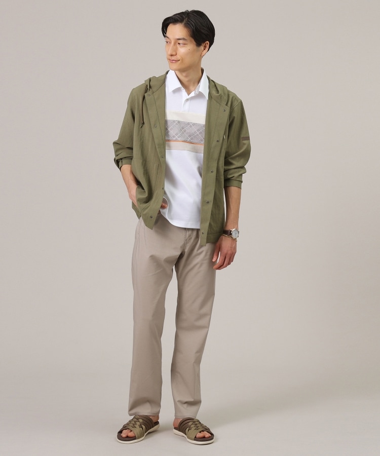 タケオキクチ(TAKEO KIKUCHI)のファブリックパネル切替 ポロシャツ30