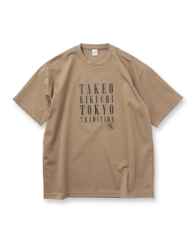 タケオキクチ(TAKEO KIKUCHI)の【プリントT/日本製】メッセージ プリント Tシャツ1