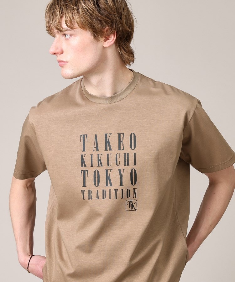 タケオキクチ(TAKEO KIKUCHI)の【プリントT/日本製】メッセージ プリント Tシャツ10
