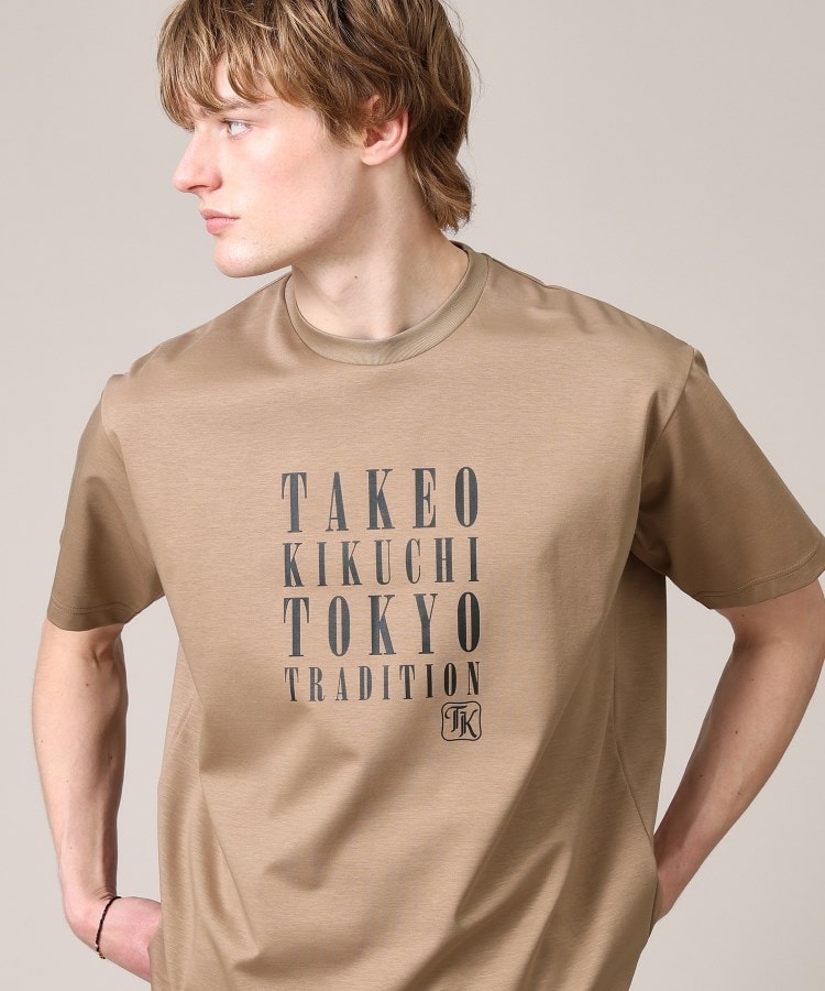 タケオキクチ(TAKEO KIKUCHI)の【プリントT】メッセージ プリント Tシャツ10