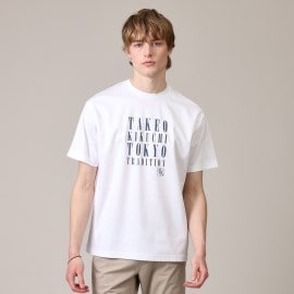 タケオキクチ(TAKEO KIKUCHI)の【プリントT/日本製】メッセージ プリント Tシャツ