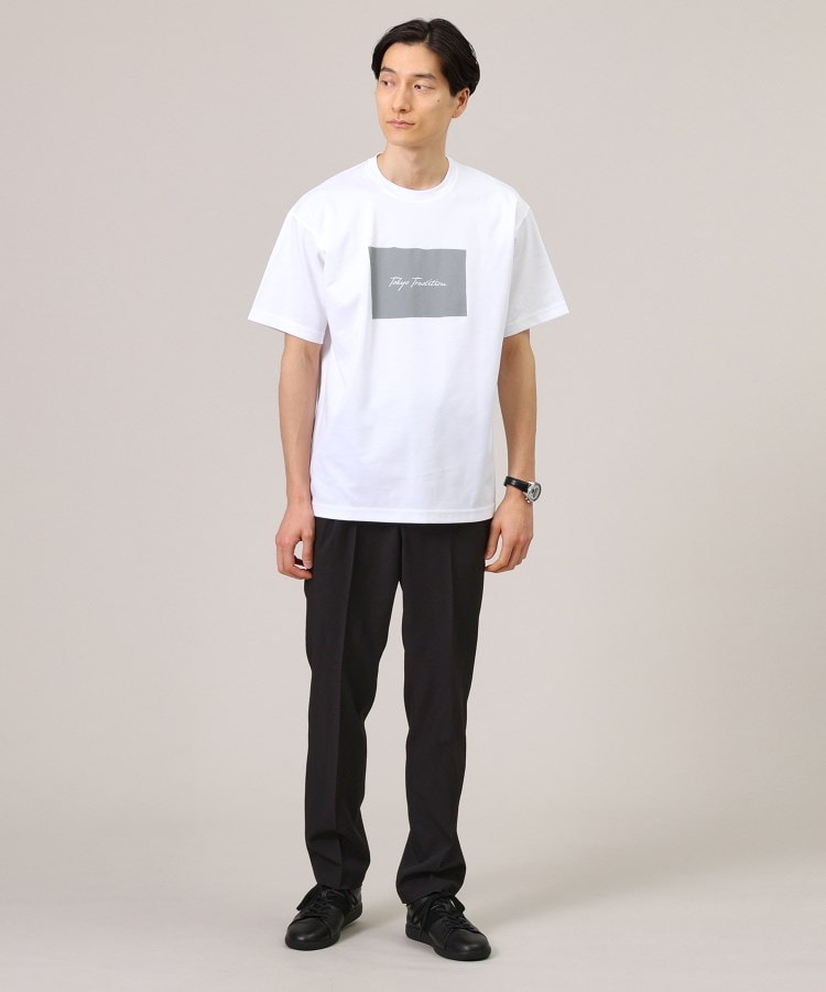 タケオキクチ(TAKEO KIKUCHI)の【プリントT】ラフタッチ ボックスプリント Tシャツ3
