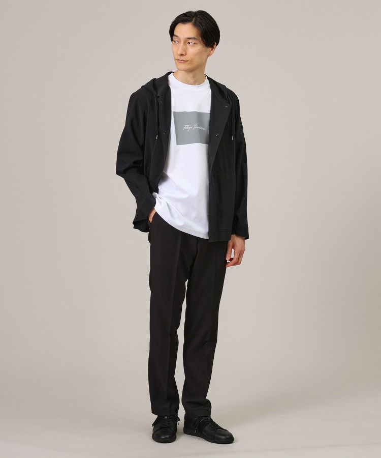 タケオキクチ(TAKEO KIKUCHI)の【プリントT】ラフタッチ ボックスプリント Tシャツ4