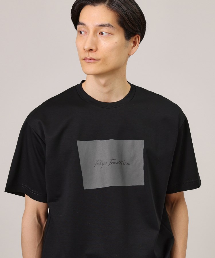 タケオキクチ(TAKEO KIKUCHI)の【日本製/プリントT】ラフタッチ ボックスプリント Tシャツ10