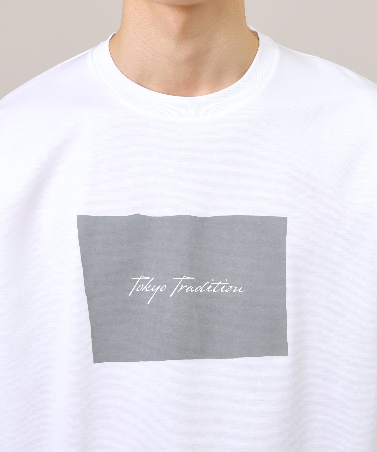タケオキクチ(TAKEO KIKUCHI)の【日本製/プリントT】ラフタッチ ボックスプリント Tシャツ21