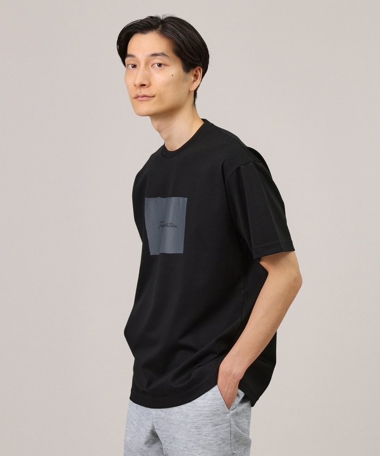 タケオキクチ(TAKEO KIKUCHI)の【プリントT】ラフタッチ ボックスプリント Tシャツ32