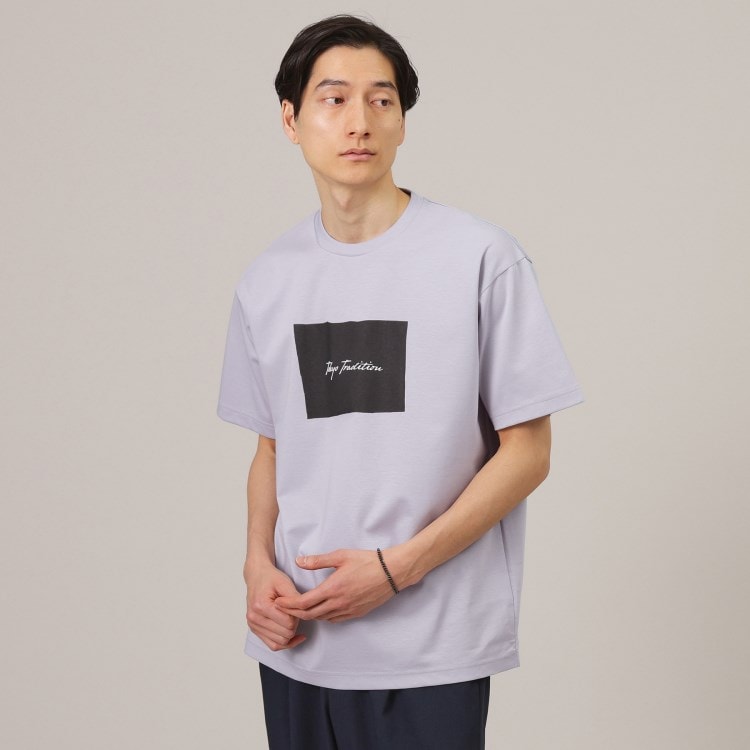 タケオキクチ(TAKEO KIKUCHI)の【Sサイズ～】ラフタッチ ボックスプリント Tシャツ Ｔシャツ