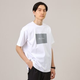 タケオキクチ(TAKEO KIKUCHI)の【Sサイズ～】ラフタッチ ボックスプリント Tシャツ