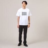 日本製/プリントT】ラフタッチ ボックスプリント Tシャツ（T