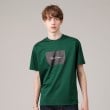 タケオキクチ(TAKEO KIKUCHI)の【日本製/プリントT】ラフタッチ ボックスプリント Tシャツ グリーン(024)