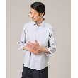 タケオキクチ(TAKEO KIKUCHI)の【7分袖/軽羽織】ハイブリッド リネンシャツ35