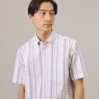 タケオキクチ(TAKEO KIKUCHI)の【快適/軽羽織】日本製 サッカー ストライプ シャツ2