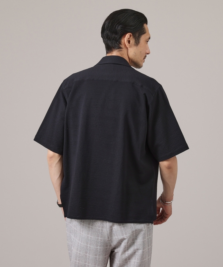 タケオキクチ(TAKEO KIKUCHI)の【抗菌防臭/日本製】サッカージャージ オープンカラーシャツ5