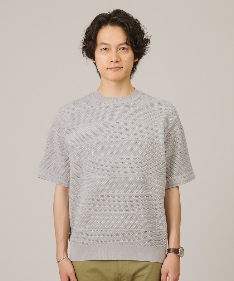 タケオキクチ(TAKEO KIKUCHI)の【イージーケア】スポンディッシュ ニットTシャツ14