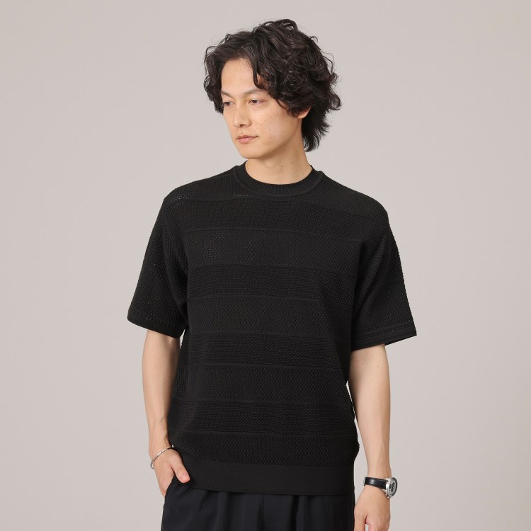 タケオキクチ(TAKEO KIKUCHI)のスポンディッシュ ニット Tシャツ ニット/セーター
