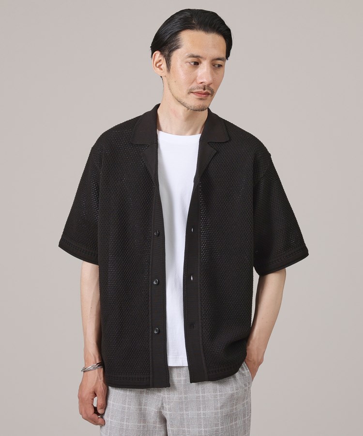 タケオキクチ(TAKEO KIKUCHI)の【夏の軽羽織】スポンディッシュ サマーニットシャツ2