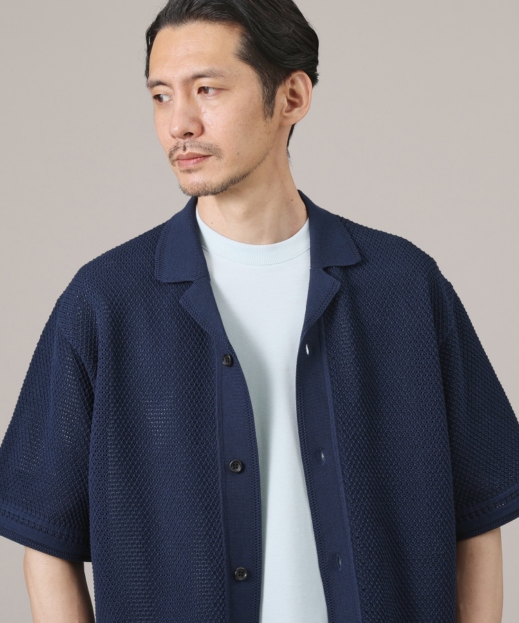 タケオキクチ(TAKEO KIKUCHI)の【夏の軽羽織】スポンディッシュ サマーニットシャツ37