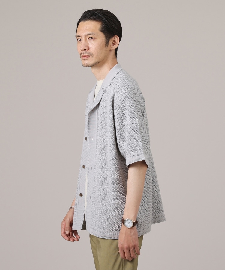 タケオキクチ(TAKEO KIKUCHI)の【夏の軽羽織】スポンディッシュ サマーニットシャツ38