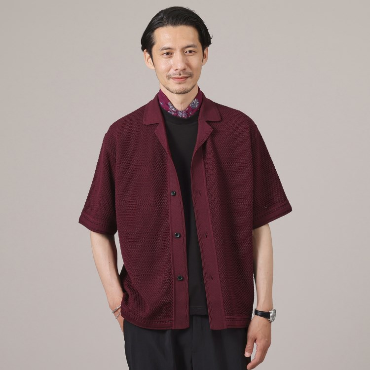 タケオキクチ(TAKEO KIKUCHI)のスポンディッシュ サマーニットシャツ カジュアルシャツ