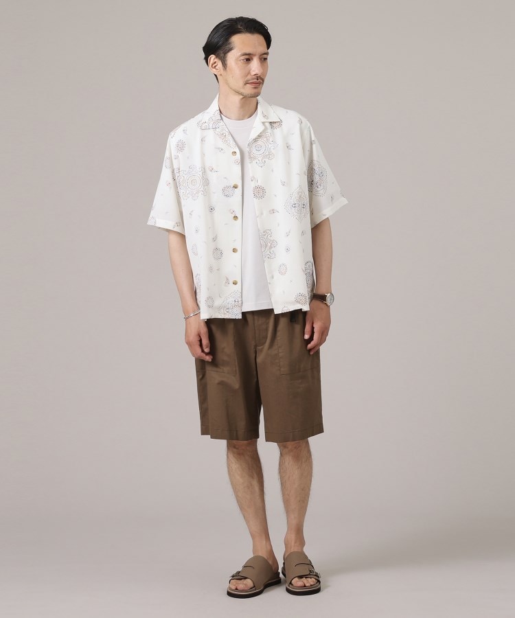 タケオキクチ(TAKEO KIKUCHI)の【ペイズリー紋】オープンカラーシャツ6