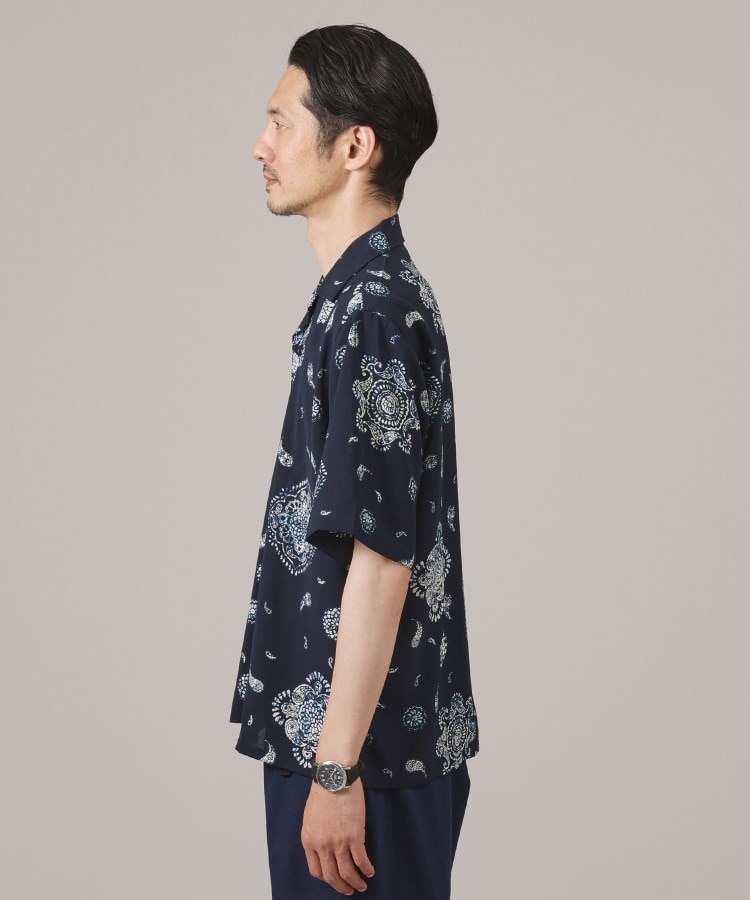 タケオキクチ(TAKEO KIKUCHI)の【ペイズリー紋】オープンカラーシャツ15