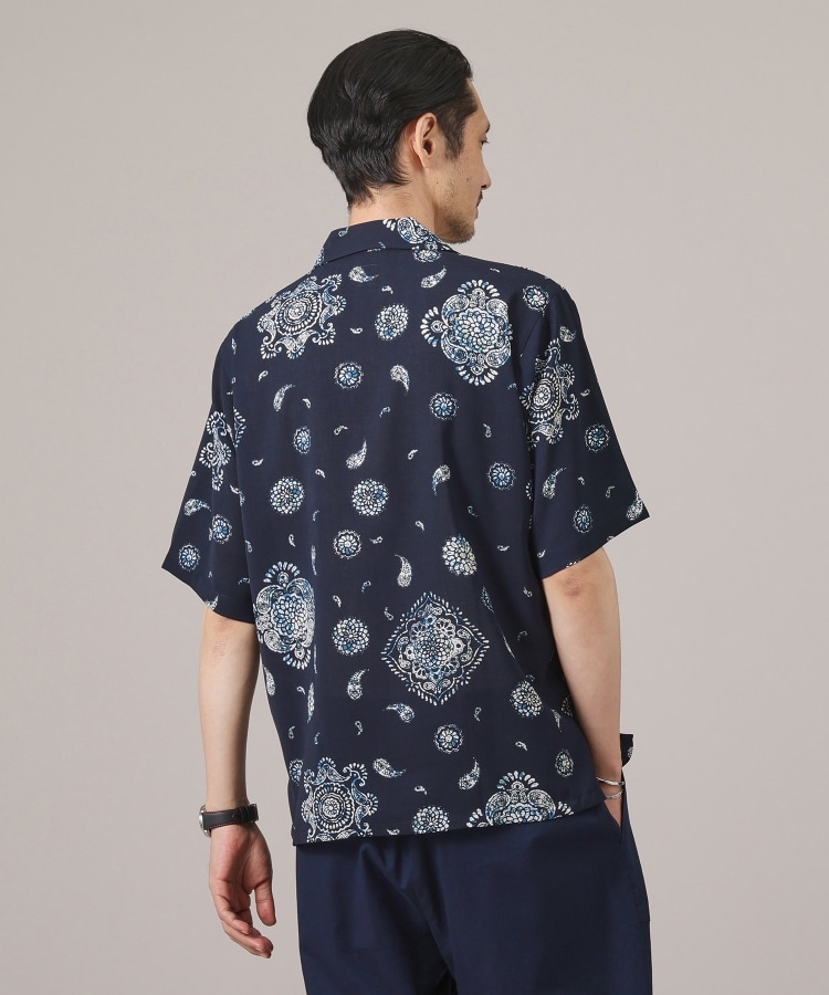 タケオキクチ(TAKEO KIKUCHI)の【ペイズリー紋】オープンカラーシャツ10