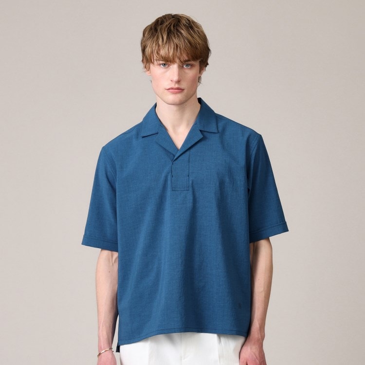 タケオキクチ(TAKEO KIKUCHI)のプルオーバー 半袖 シャツ カジュアルシャツ