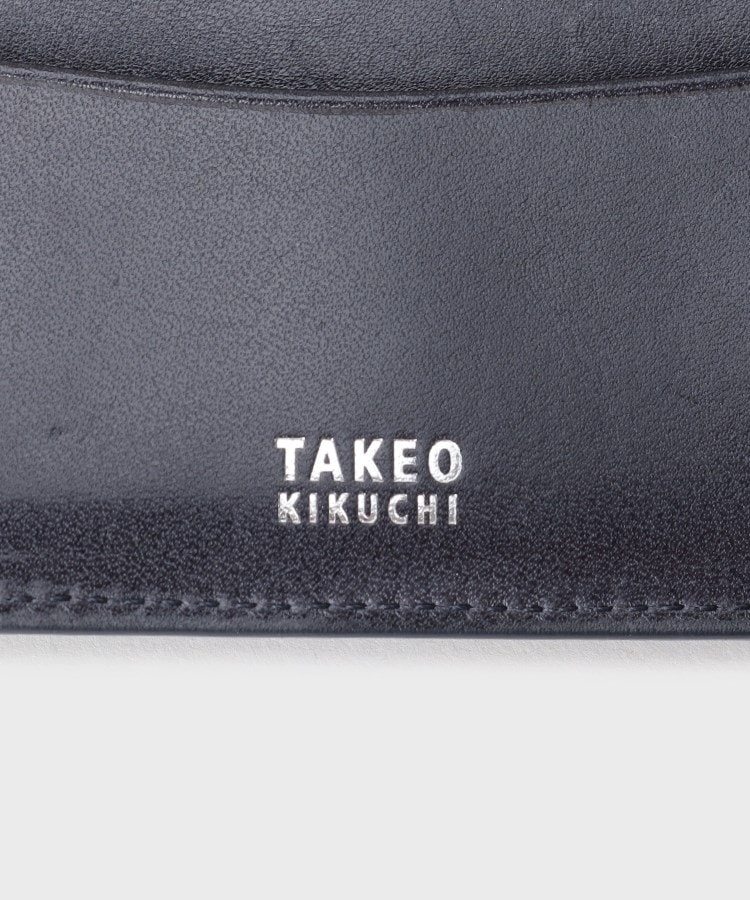 タケオキクチ(TAKEO KIKUCHI)のオイルスムースレザー 2つ折り財布5