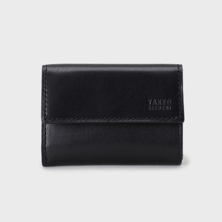 タケオキクチ(TAKEO KIKUCHI)のスムース三つ折りコンパクト 財布