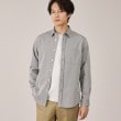 タケオキクチ(TAKEO KIKUCHI)の【日本製/播州織】ドビー ストレッチ シャツ チャコールグレー(013)