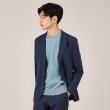 タケオキクチ(TAKEO KIKUCHI)の【ジャケット対応】テーラードネック プルオーバー ニット28