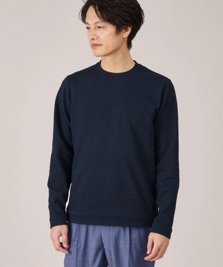 タケオキクチ(TAKEO KIKUCHI)の【Made in JAPAN】千鳥柄 ストレッチ プルオーバー15
