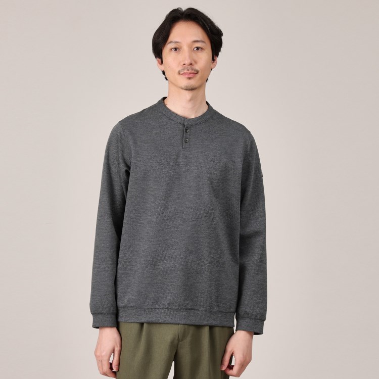 タケオキクチ(TAKEO KIKUCHI)のメランジ ハニカム プルーバー カットソー