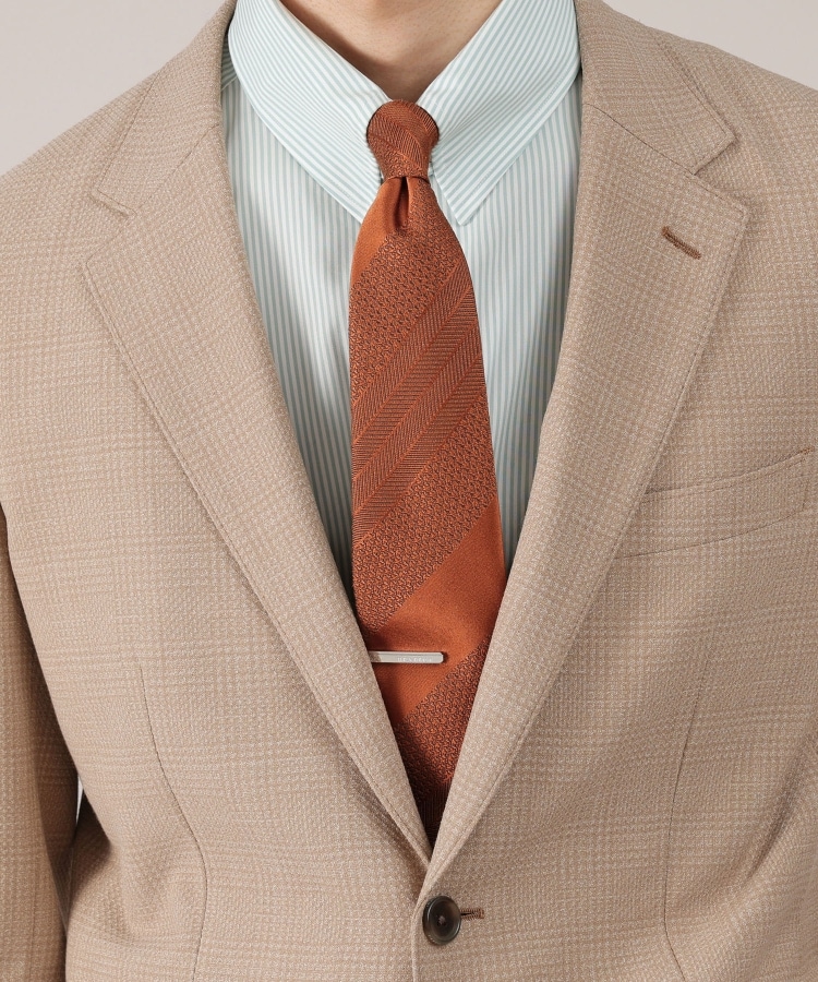 Made in JAPAN】番千鳥(つがいちどり)ERIシルク ネクタイ Made in JAPAN】番千鳥(つがいちどり)ERIシルク ネクタイ