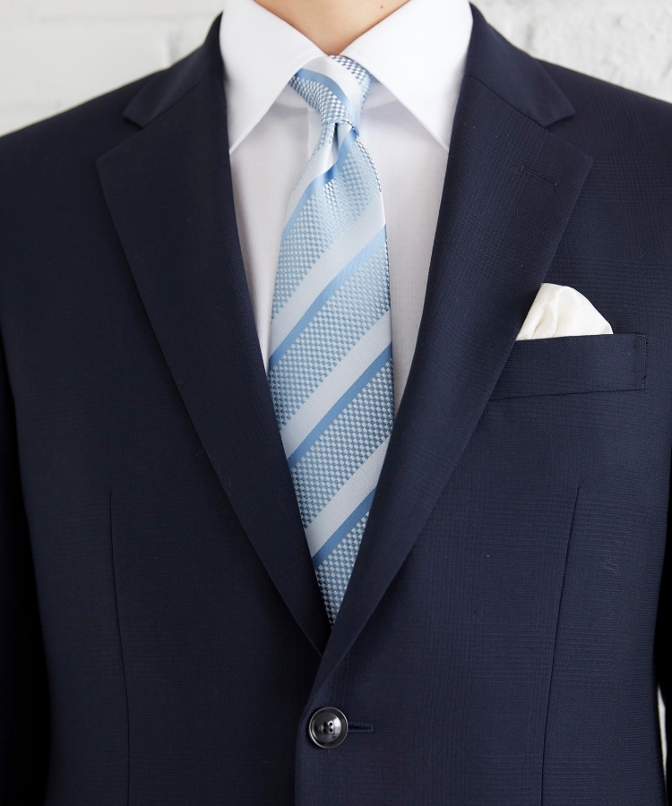 Made in JAPAN】タッサーバスケット シルクネクタイ(ネクタイ Made in JAPAN】タッサーバスケット シルクネクタイ(ネクタイ