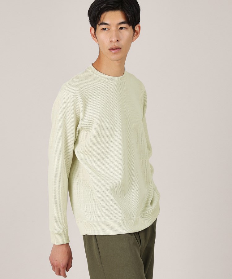 Made in JAPAN】ニットライク プルオーバー カットソー Made in JAPAN】ニットライク プルオーバー カットソー