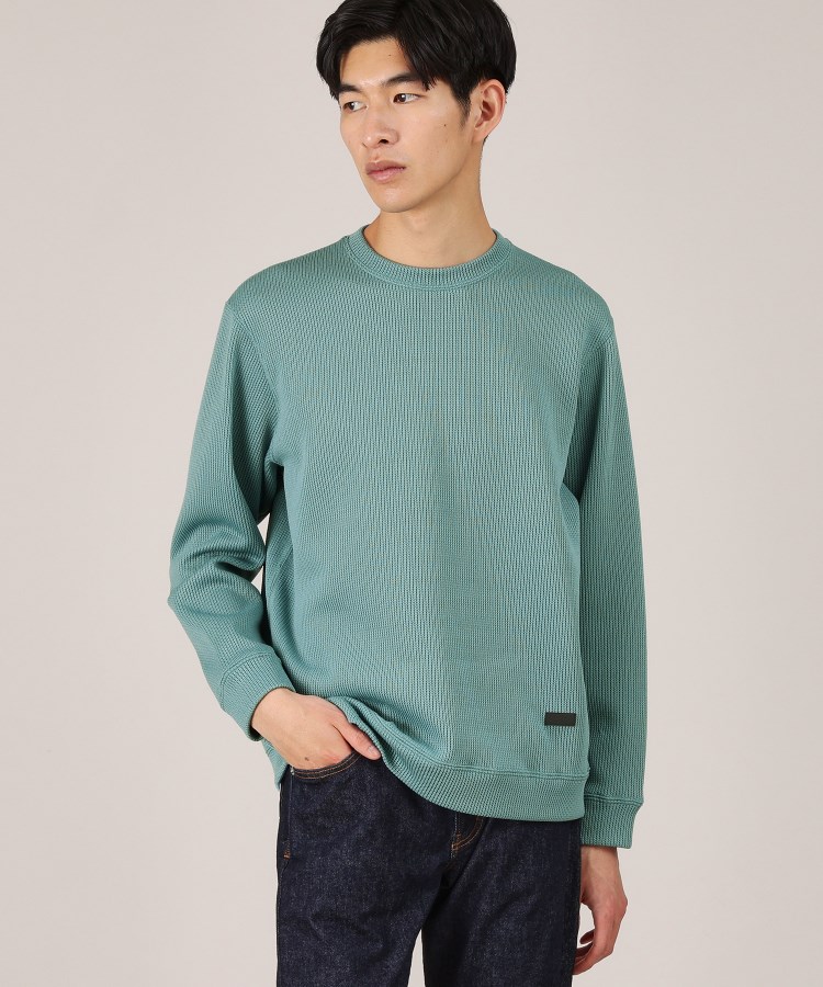 Made in JAPAN】ニットライク プルオーバー カットソー Made in JAPAN】ニットライク プルオーバー カットソー