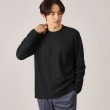 タケオキクチ(TAKEO KIKUCHI)の尾州ラッセル プルオーバー ブラック(019)
