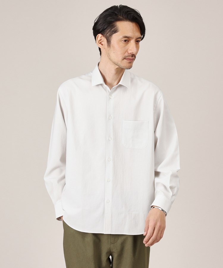 タケオキクチ(TAKEO KIKUCHI)の【Made in JAPAN】麻調ショートカラーシャツ13