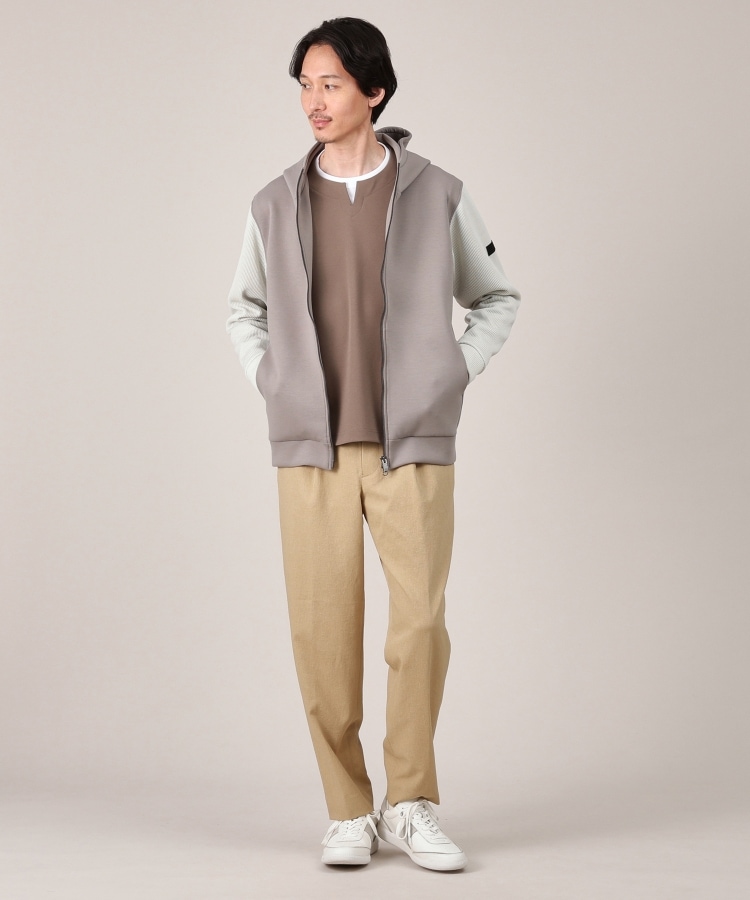 タケオキクチ(TAKEO KIKUCHI)の【Made in JAPAN】フェイクレイヤード　キーネック　カットソー22