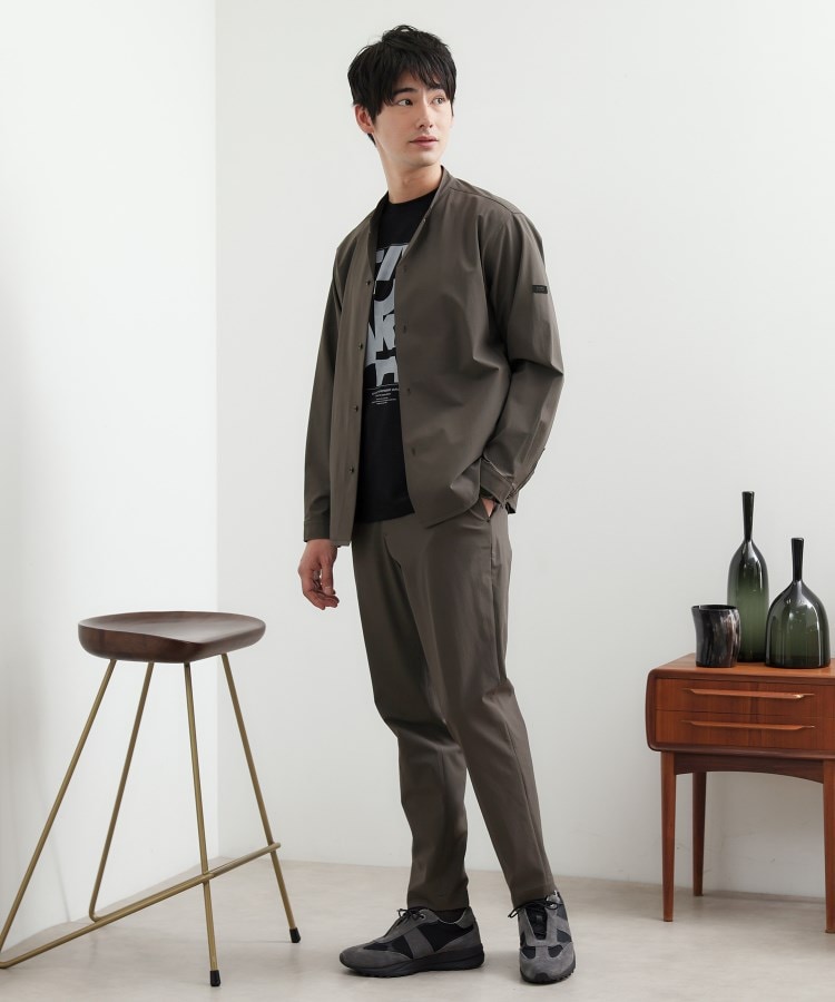 タケオキクチ(TAKEO KIKUCHI)の【軽羽織】ハイストレッチ オープンバンドカラー シャツ16