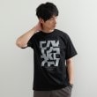 タケオキクチ(TAKEO KIKUCHI)の【Made in JAPAN】パズル柄 半袖ポンチ Tシャツ ブラック(019)