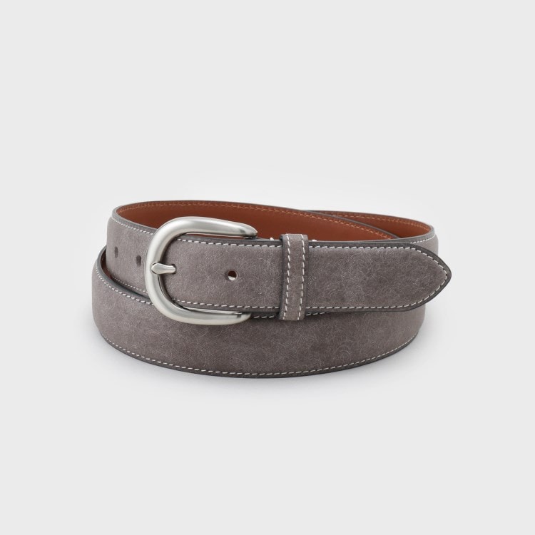 Made in JAPAN】ONOFF対応 スクラッチレザー ベルト(ベルト Made in JAPAN】ONOFF対応 スクラッチレザー ベルト(ベルト