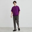 タケオキクチ(TAKEO KIKUCHI)の【尾州織】後染め ドビーメッシュ イージーパンツ19