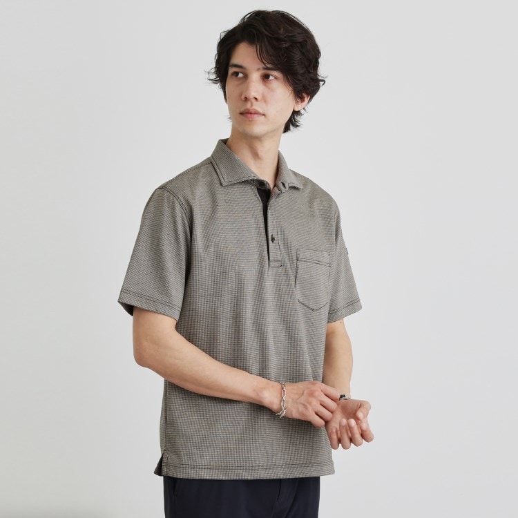 千鳥柄ポロシャツ(ポロシャツ) | TAKEO KIKUCHI(タケオキクチ 千鳥柄ポロシャツ(ポロシャツ) | TAKEO KIKUCHI(タケオキクチ